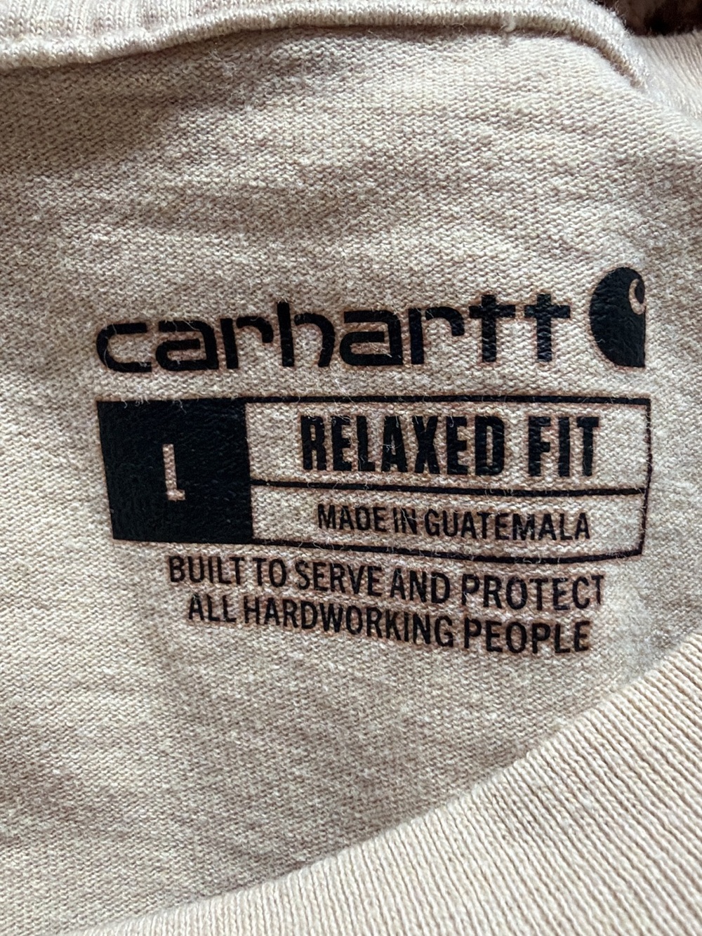 CARHARTT - 6 Men’s Short and Long Sleeve Shirts, Size Large (Loose /Relaxed Fit) - Picture 7 of 12